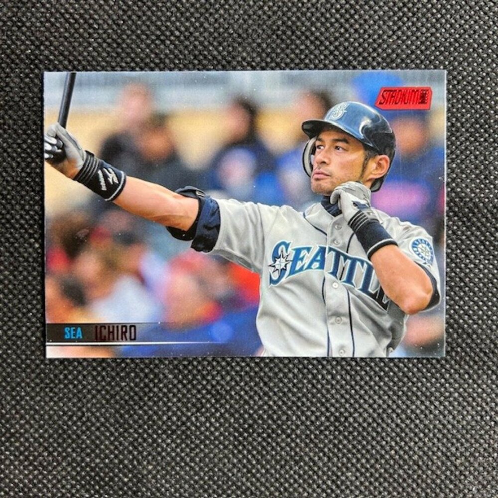 2021 Topps Stadium Club Ichiro Red Foil Parallel Card Seattle Mariners